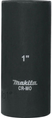Makita A-96338 1" Deep Well SAE Impact Socket, 1/2" Drive