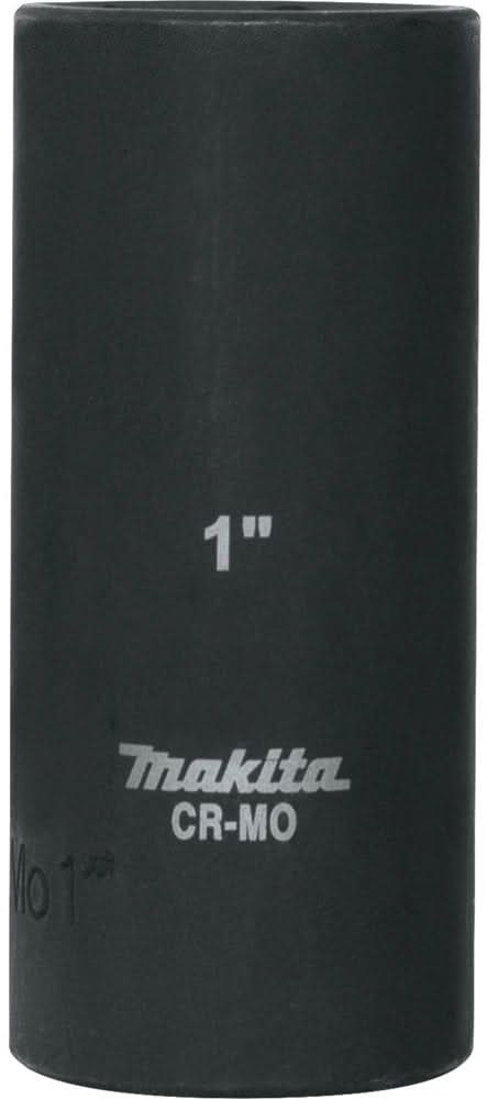 Makita A-96338 1" Deep Well SAE Impact Socket, 1/2" Drive