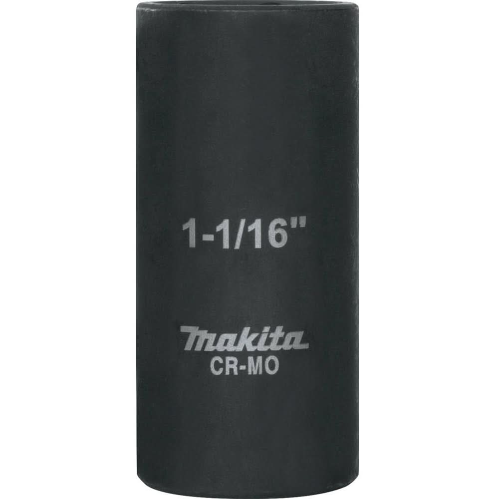 Makita A-96344 1-1/16" Deep Well SAE Impact Socket, 1/2" Drive