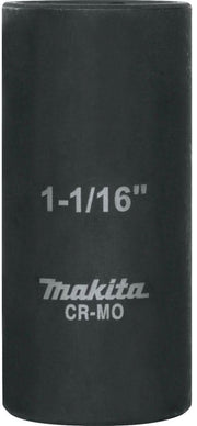 Makita A-96344 1-1/16" Deep Well SAE Impact Socket, 1/2" Drive