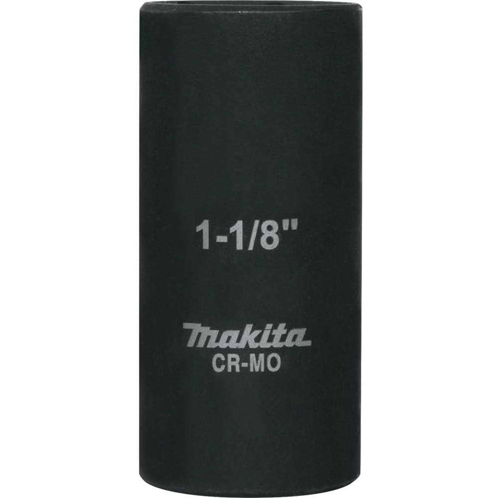 Makita A-96350 1-1/8" Deep Well SAE Impact Socket, 1/2" Drive