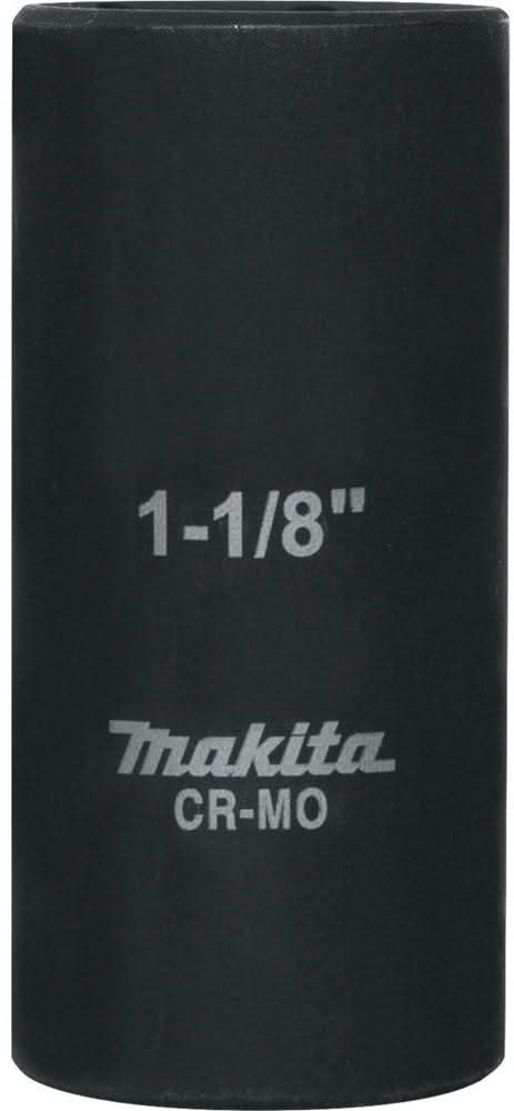 Makita A-96350 1-1/8" Deep Well SAE Impact Socket, 1/2" Drive