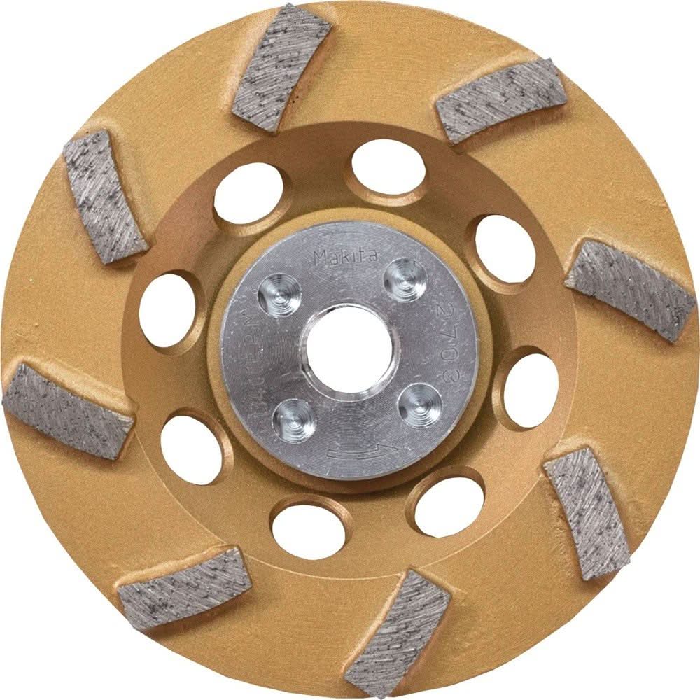 Makita A-96403 4-1/2" Low-Vibration Diamond Cup Wheel, 8 Segment Turbo