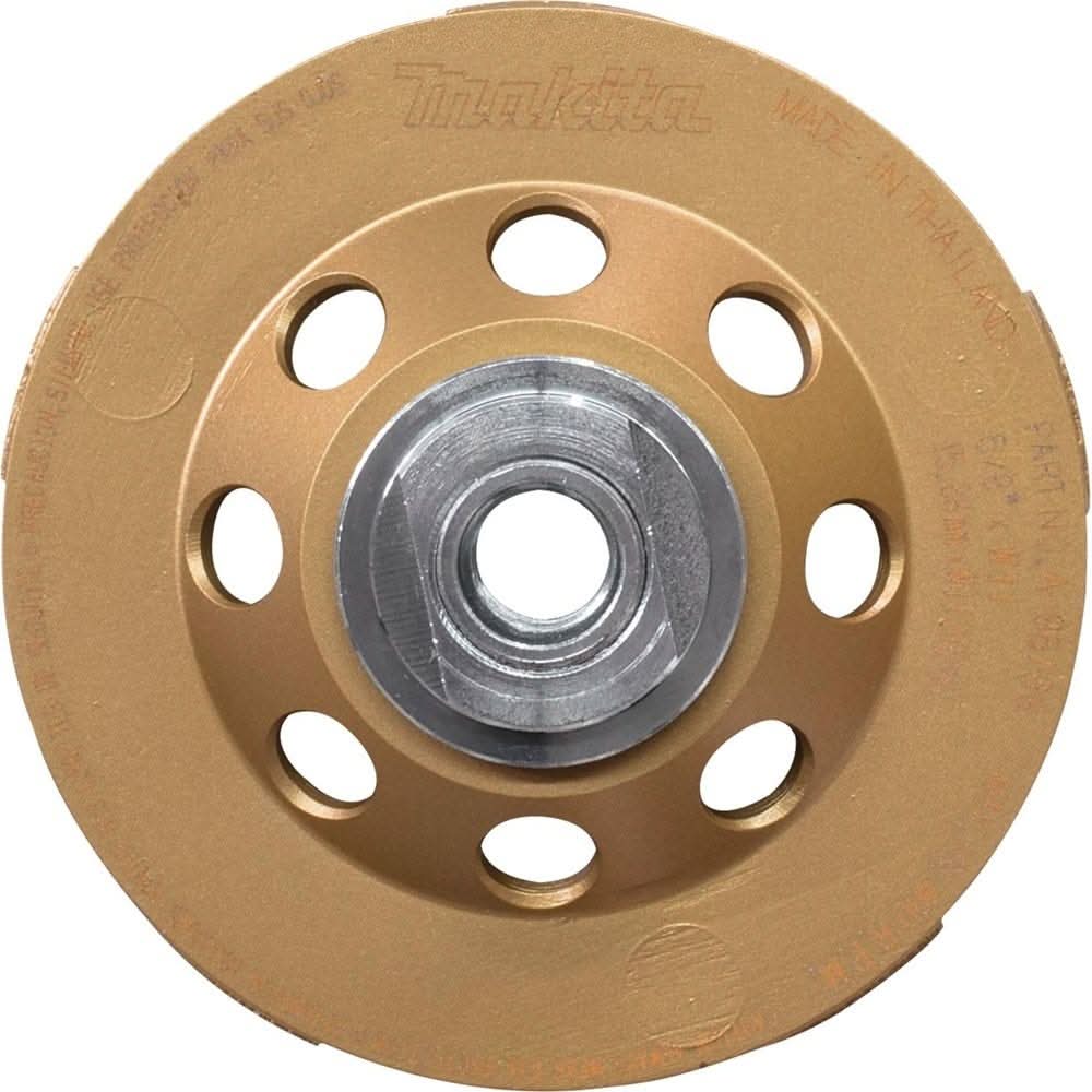 Makita A-96403 4-1/2" Low-Vibration Diamond Cup Wheel, 8 Segment Turbo