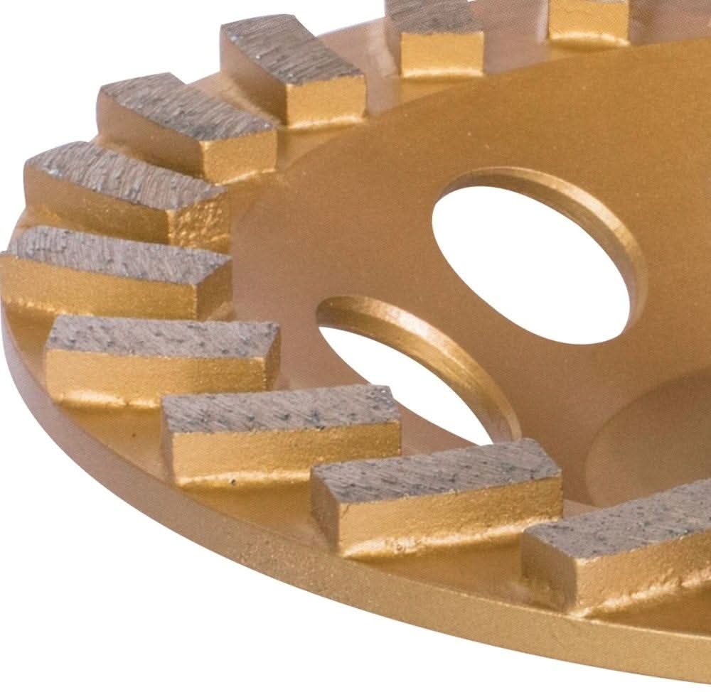 Makita A-96425 7" Low-Vibration Diamond Cup Wheel, 24 Segment Turbo