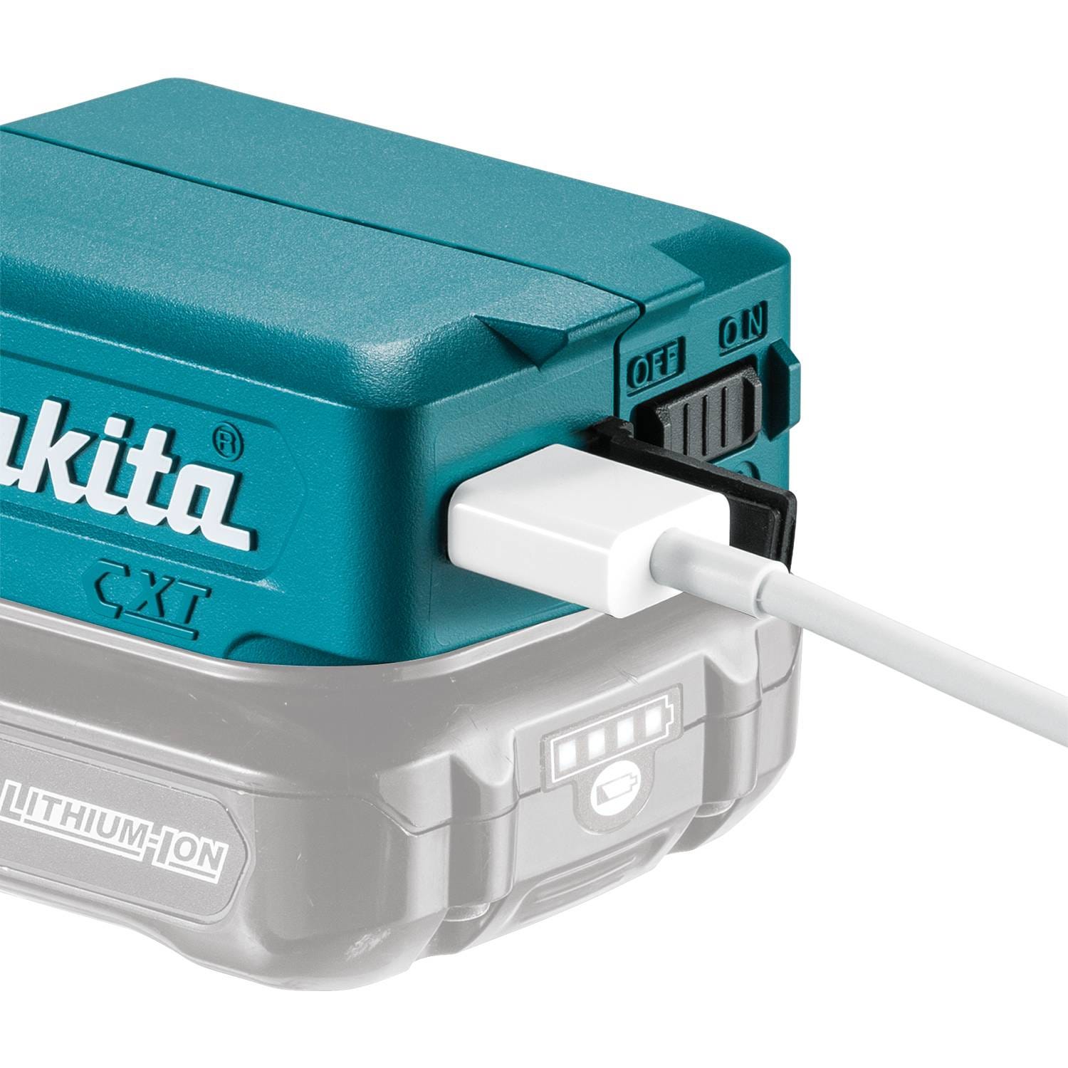 Makita ADP08 12V max CXT Lithium-Ion Compact Cordless Power Source, Power Source Only