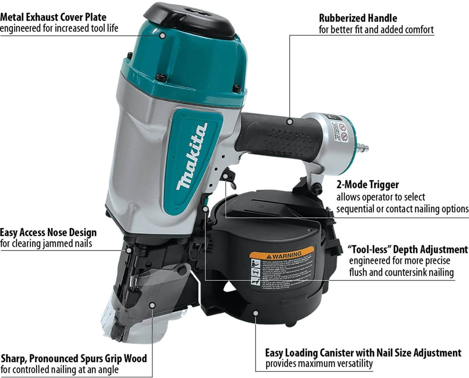 Makita AN902 3-1/2" Framing Coil Nailer
