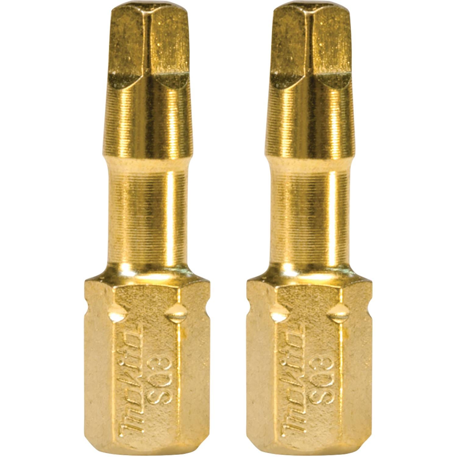 Makita B-44725 Impact GOLD #3 Square Insert Bit, 2/pk