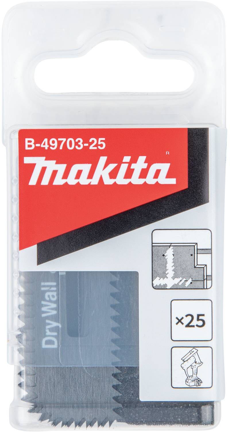 Makita B-49703-25 Cut-Out Saw Blade, Drywall, 25/pk