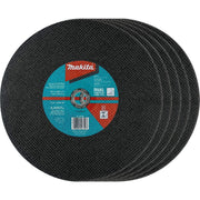 Makita B-57598-5 14" x 3/32" x 1" Abrasive Cut-Off Wheel, 5/pk