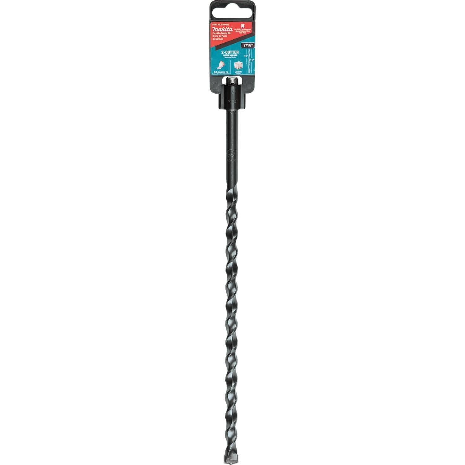 Makita B-60698 7/16" x 12" SDS-PLUS Bit, 2-Cutter