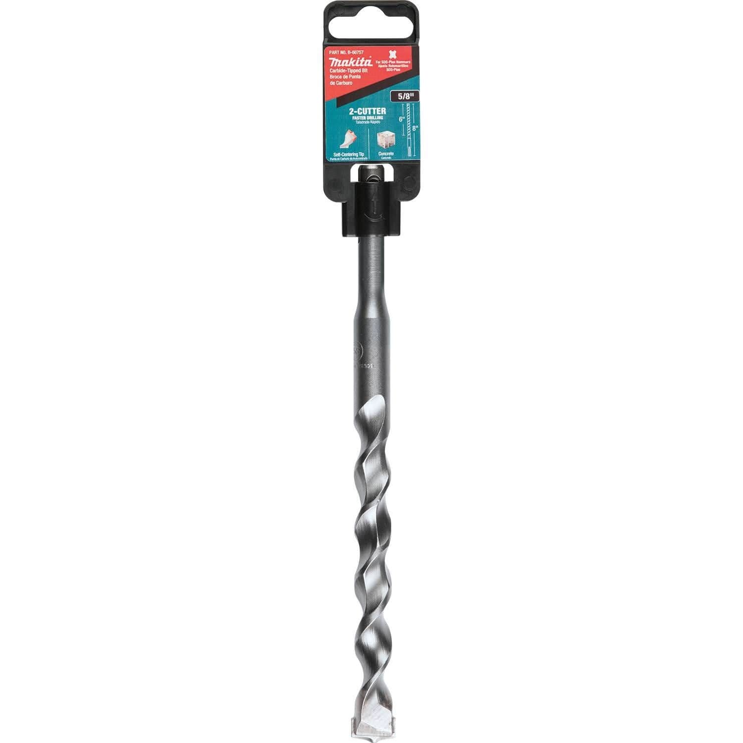 Makita B-60757 5/8" x 8" SDS-PLUS Bit, 2-Cutter