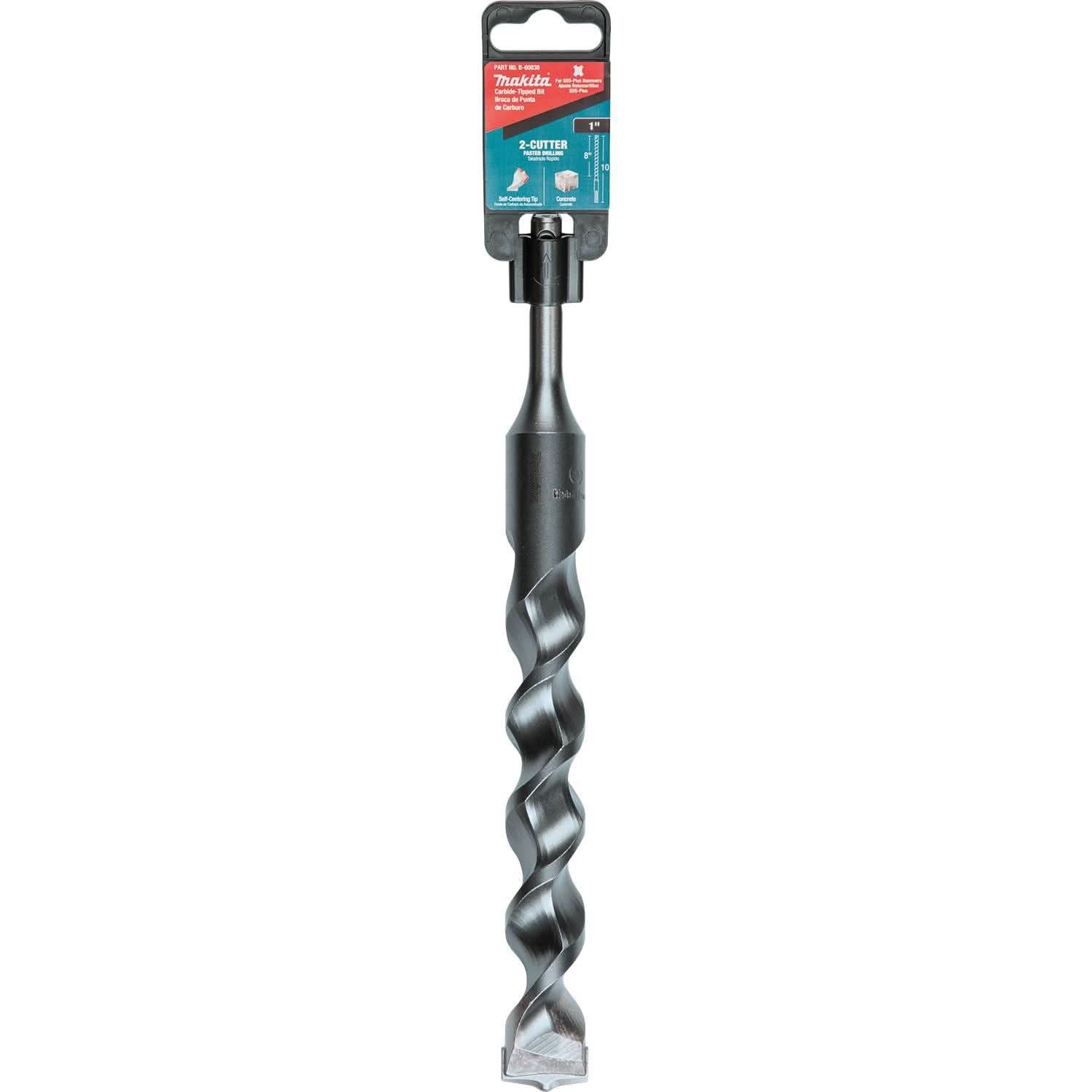 Makita B-60838 1"x 10" SDS-PLUS Bit, 2-Cutter