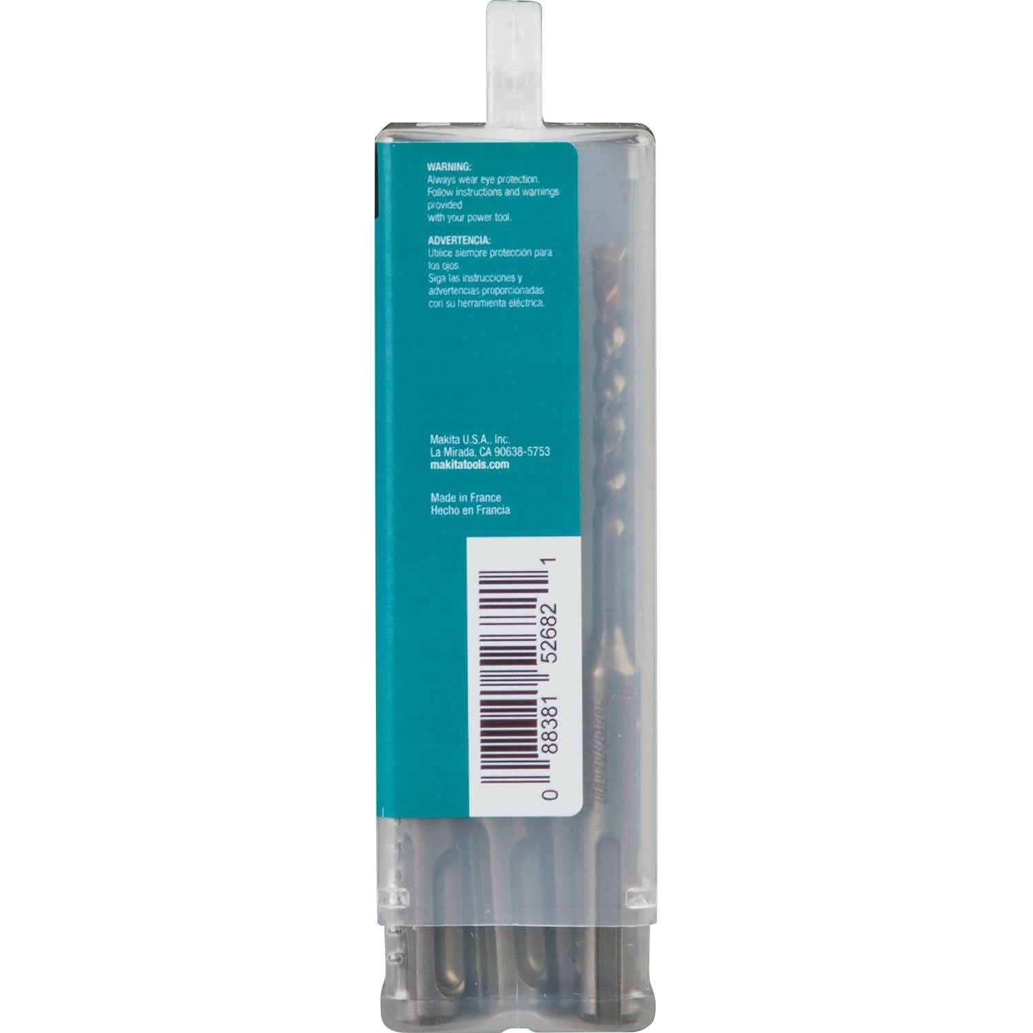 Makita B-60866 3/16" x 4" SDS-PLUS Bit, 2-Cutter, 10/pk