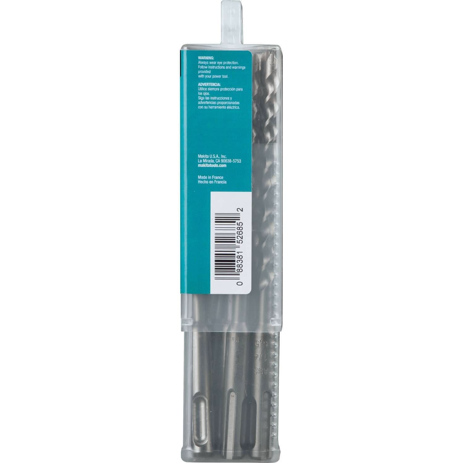Makita B-60894 1/4" x 6" SDS-PLUS Bit, 2-Cutter, 10/pk