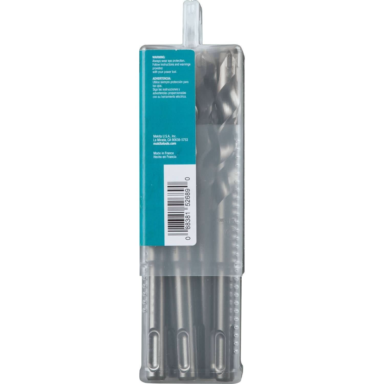 Makita B-60931 1/2" x 6" SDS-PLUS Bit, 2-Cutter, 10/pk