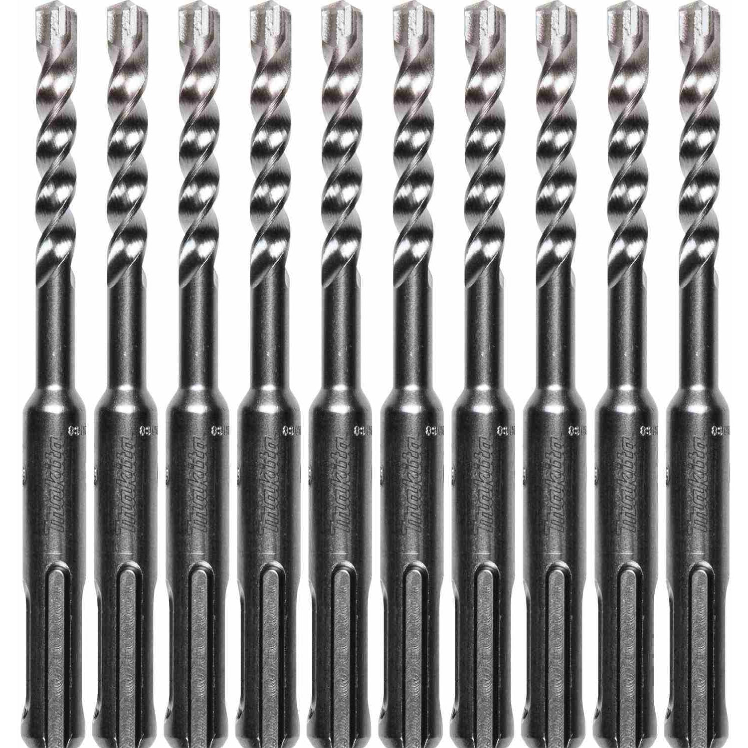 Makita B-61204 1/4" x 4" SDS-PLUS Bit, 3-Cutter, 10/pk