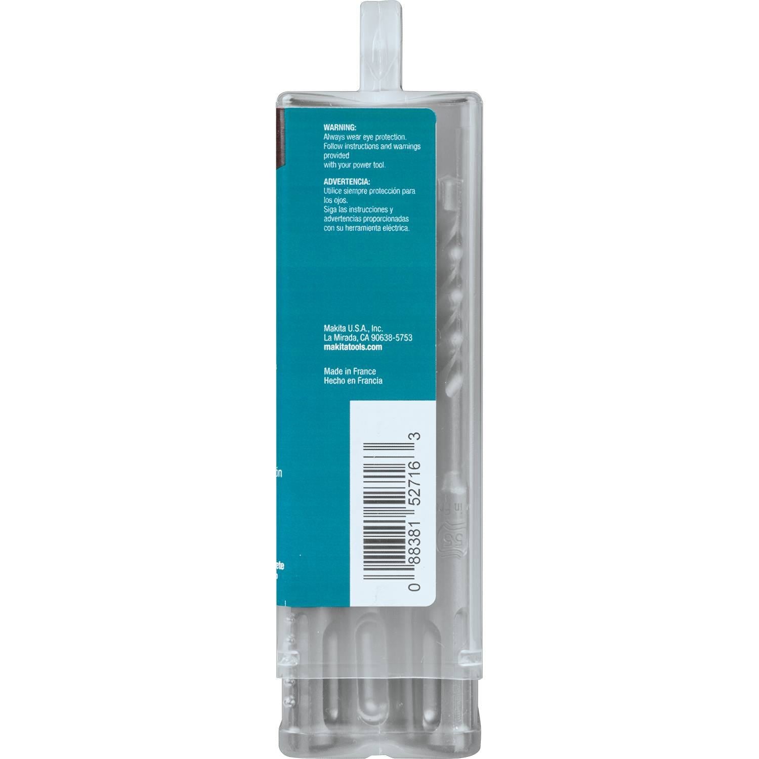 Makita B-61204 1/4" x 4" SDS-PLUS Bit, 3-Cutter, 10/pk