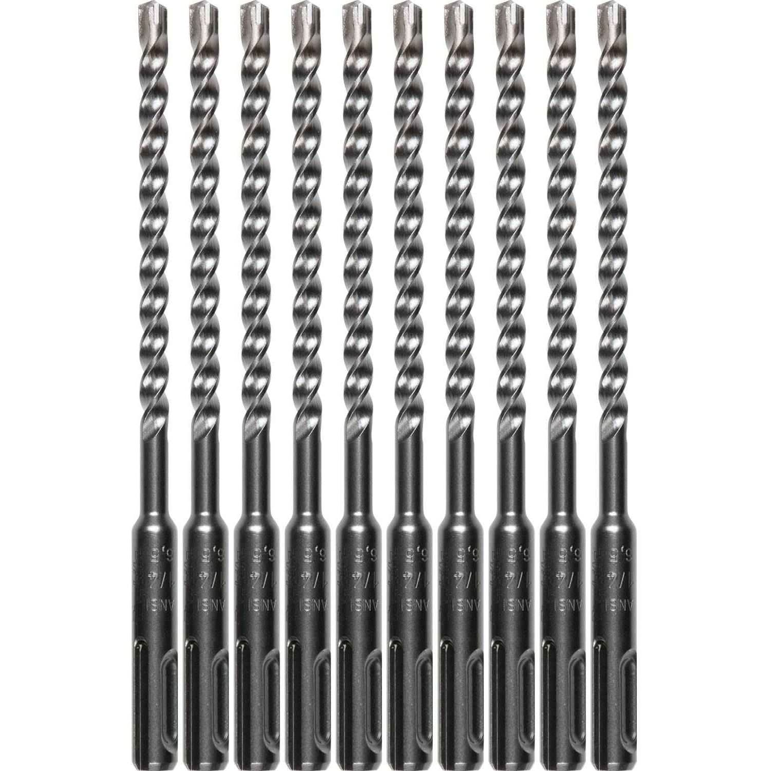 Makita B-61210 1/4" x 6" SDS-PLUS Bit, 3-Cutter, 10/pk