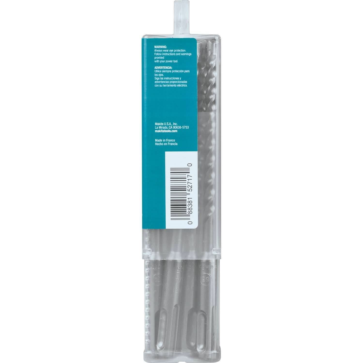 Makita B-61210 1/4" x 6" SDS-PLUS Bit, 3-Cutter, 10/pk