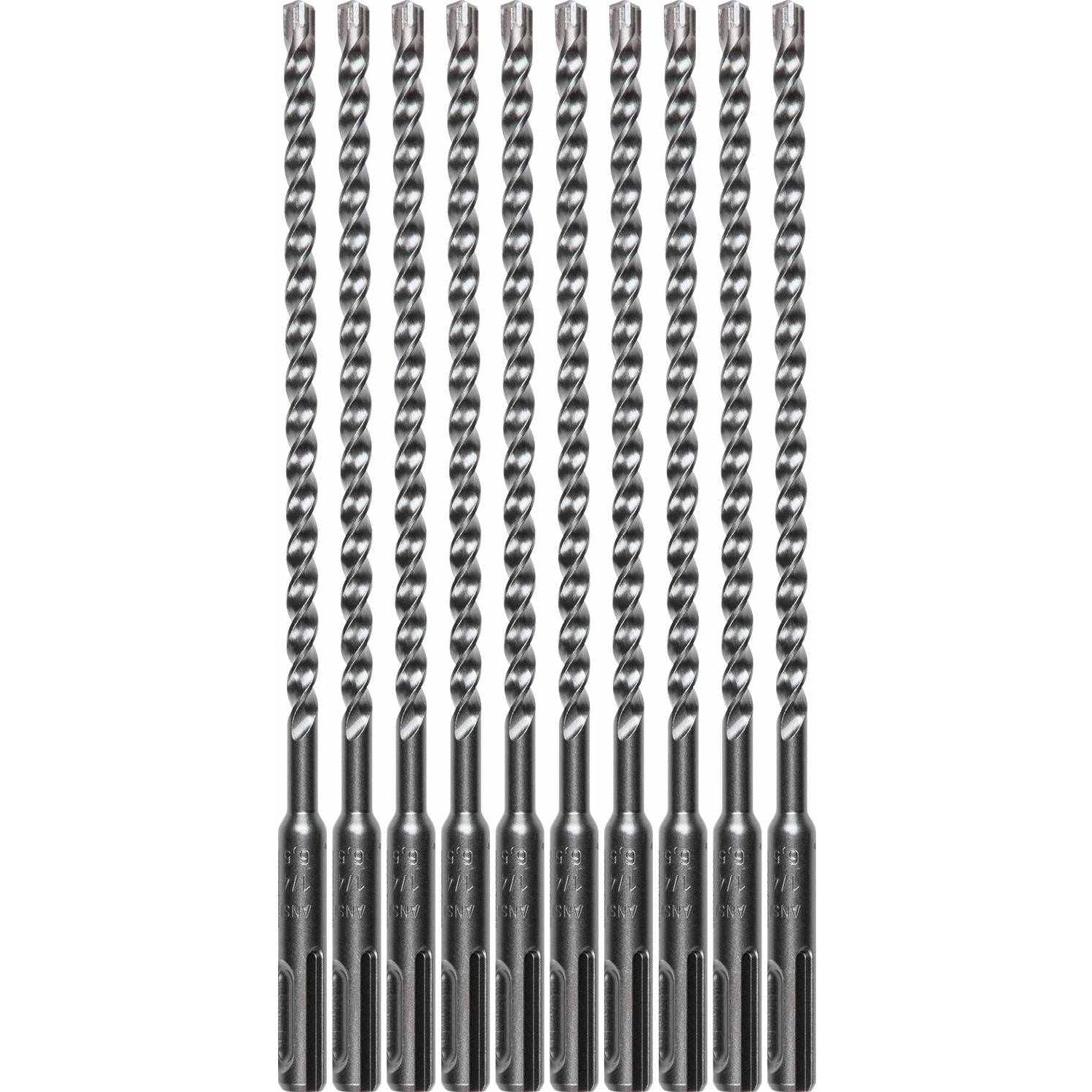 Makita B-61226 1/4" x 8" SDS-PLUS Bit, 3-Cutter, 10/pk