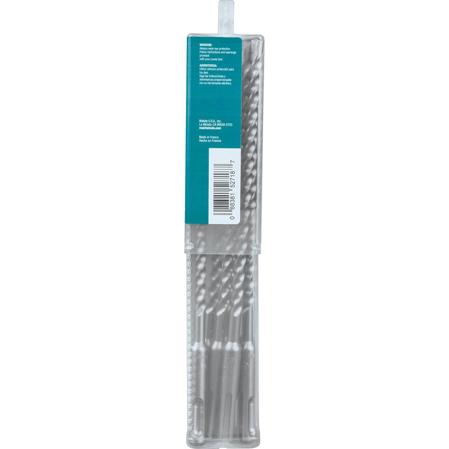 Makita B-61226 1/4" x 8" SDS-PLUS Bit, 3-Cutter, 10/pk