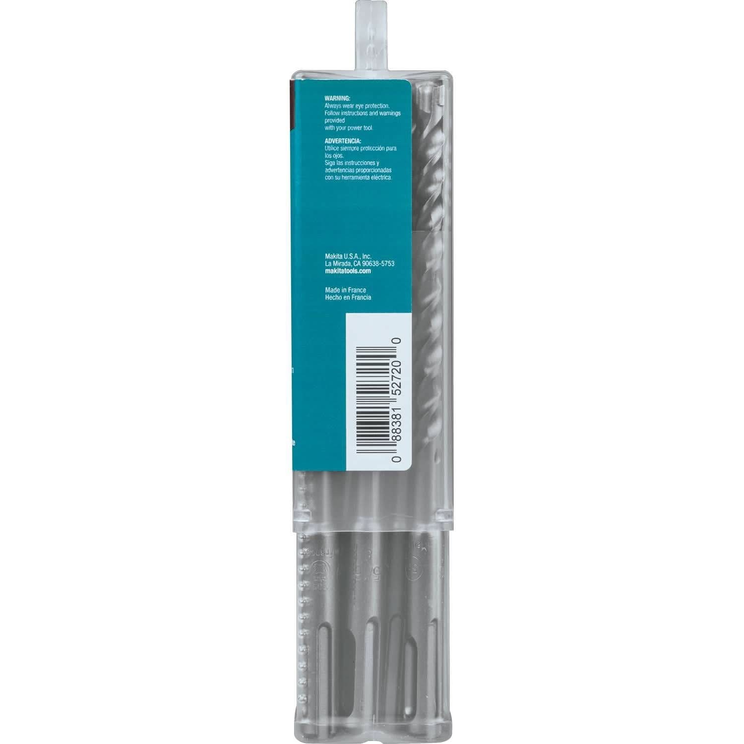 Makita B-61248 5/16" x 6" SDS-PLUS Bit, 3-Cutter, 10/pk