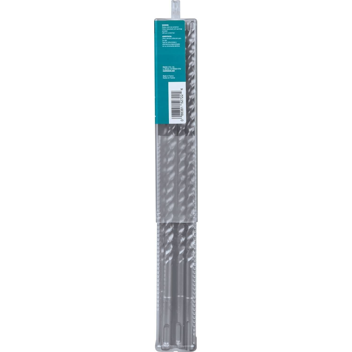 Makita B-61260 3/8" x 12" SDS-PLUS Bit, 3-Cutter, 10/pk