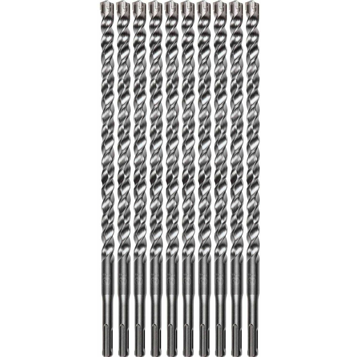 Makita B-61282 1/2" x 12" SDS-PLUS Bit, 3-Cutter, 10/pk