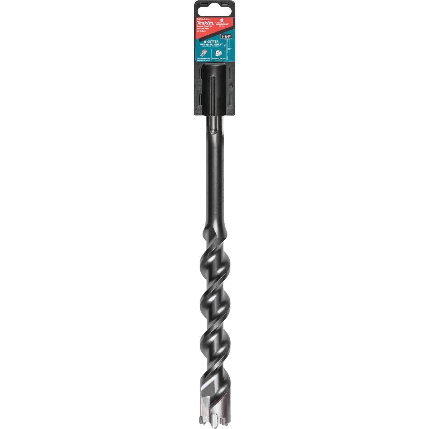 Makita B-61519 1-1/4" x 13" SDS-MAX Bit, 6-Cutter