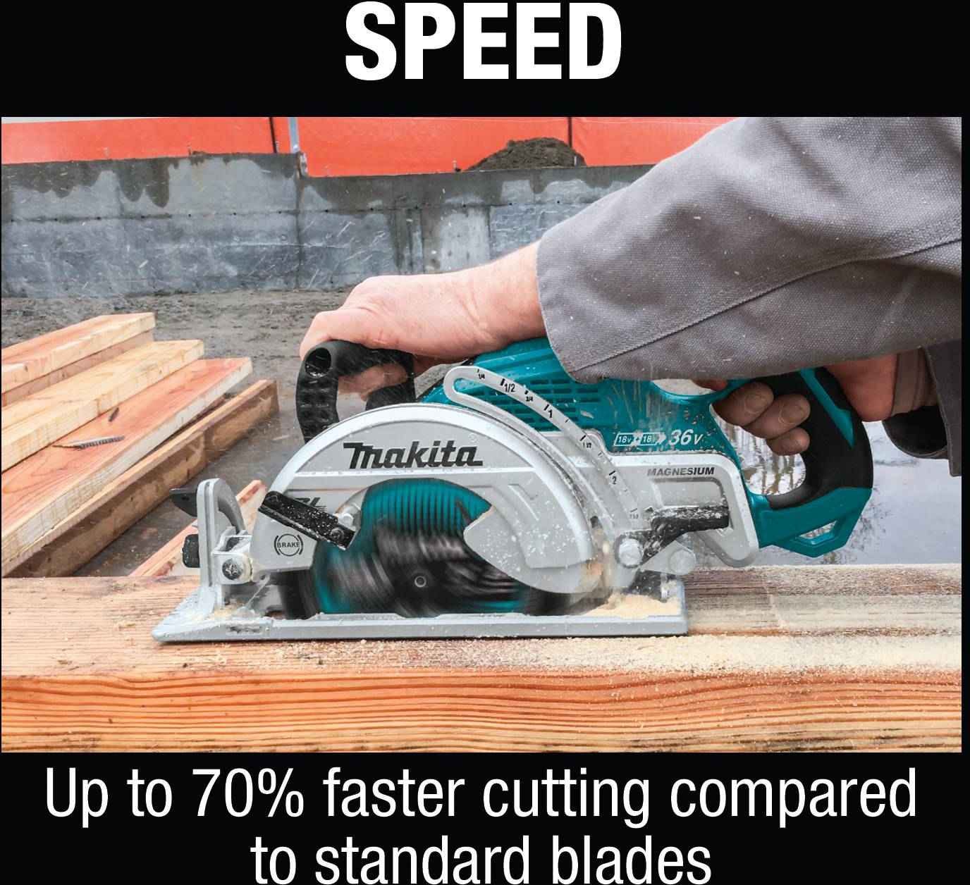 Makita B-61656-10 7-1/4" 24T Carbide-Tipped Max Efficiency Circular Saw Blade, Framing, 10/pk