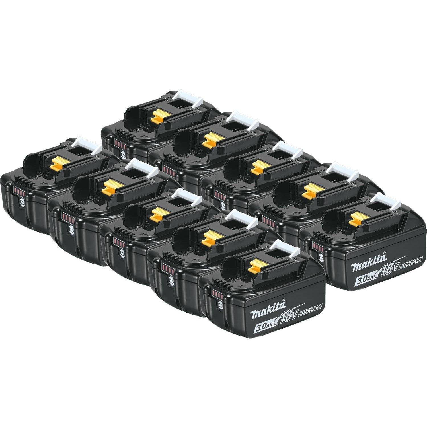 Makita BL1830B-10 18V LXT Lithium-Ion 3.0Ah Battery, 10/pk
