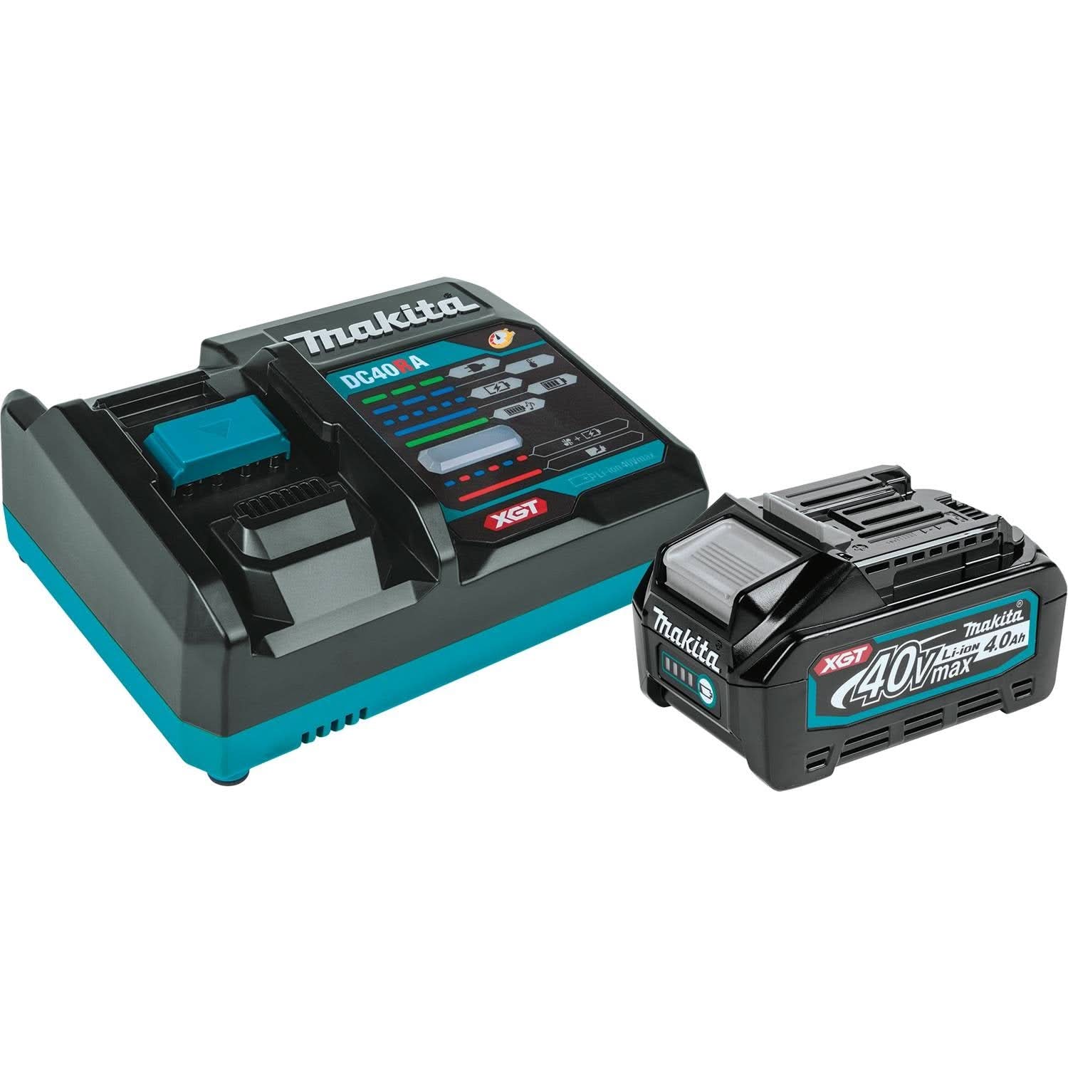 Makita BL4040DC1 40V max XGT Battery and Charger Starter Pack (4.0