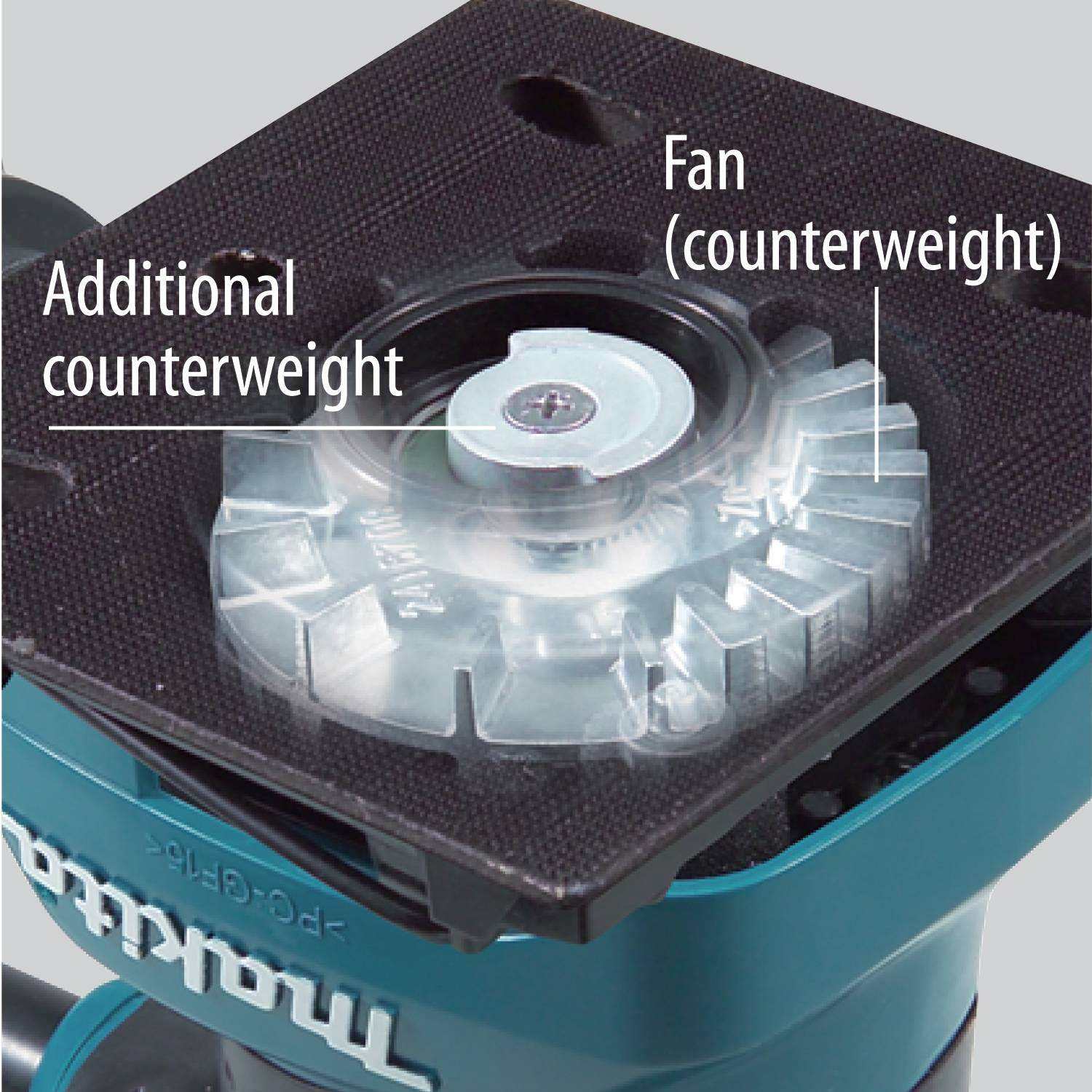 Makita BO4556K 1/4 Sheet Finishing Sander, with Tool Case