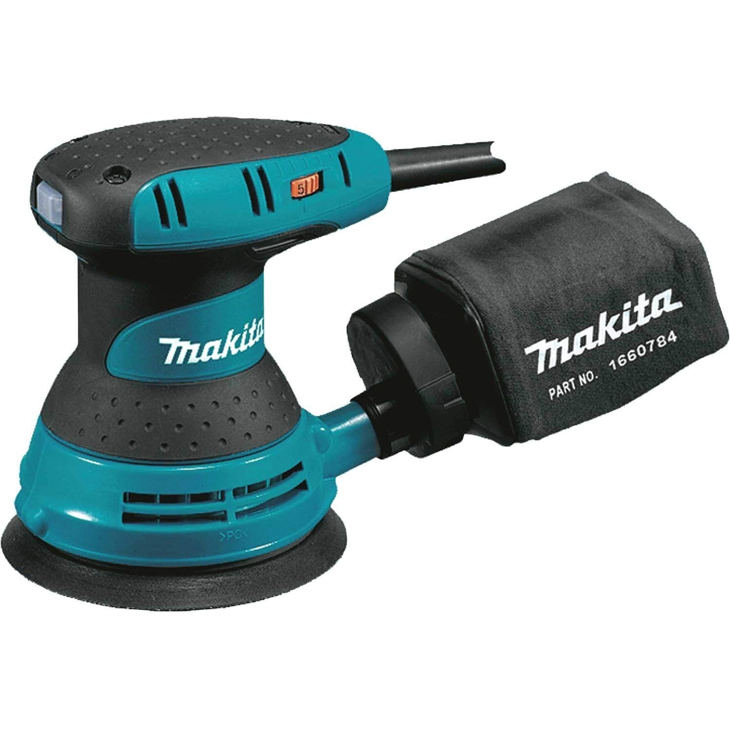 Makita BO5031K 5" Random Orbit Sander, variable speed, with Tool Case