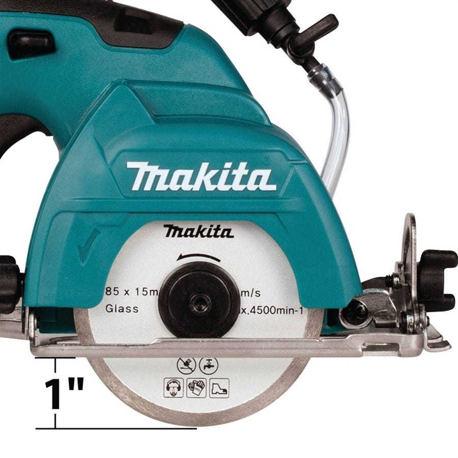 Makita CC02Z 12V max CXT Lithium-Ion Cordless 3-3/8" Tile/Glass Saw, Tool Only