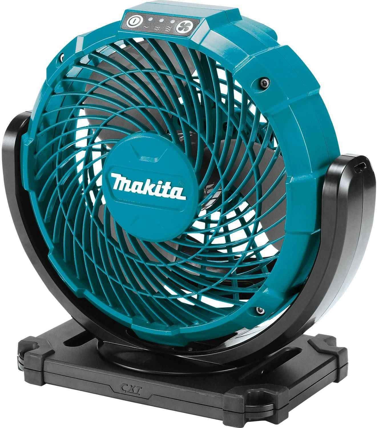 Makita 12V max CXT Cordless 7-1/8" Fan with 12V Max CXT 4.0Ah Battery