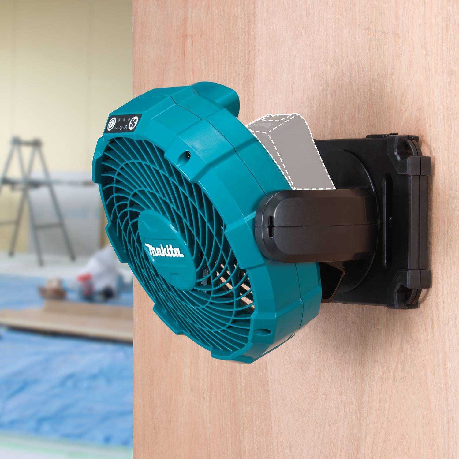 Makita CF100DZ 12V max CXT Lithium"‘Ion Cordless/Corded 7"‘1/8" Fan, Tool Only