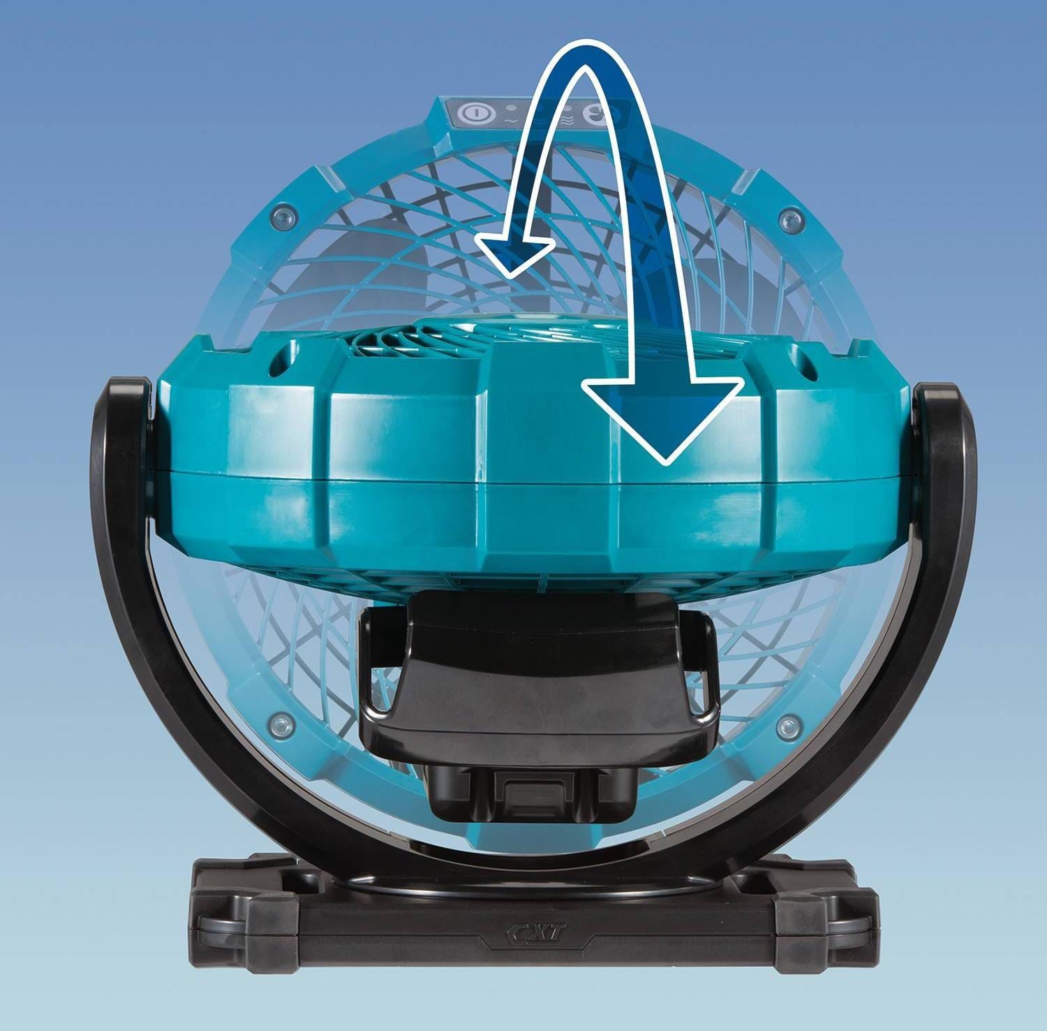 Makita CF100DZ 12V max CXT Lithium"‘Ion Cordless/Corded 7"‘1/8" Fan, Tool Only