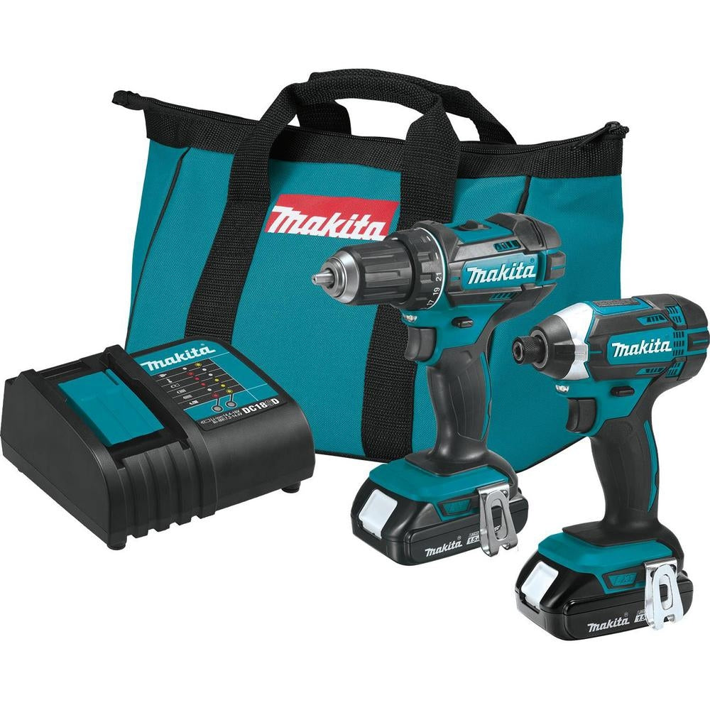 Makita CT225SYX 18V Compact  Cordless 2-Piece Combo 1.5Ah Kit