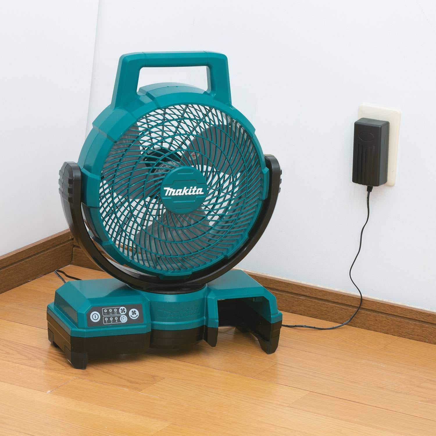 Makita DCF203Z 18V LXT Lithium"‘Ion Cordless/Corded 9"‘1/4" Fan, Tool Only