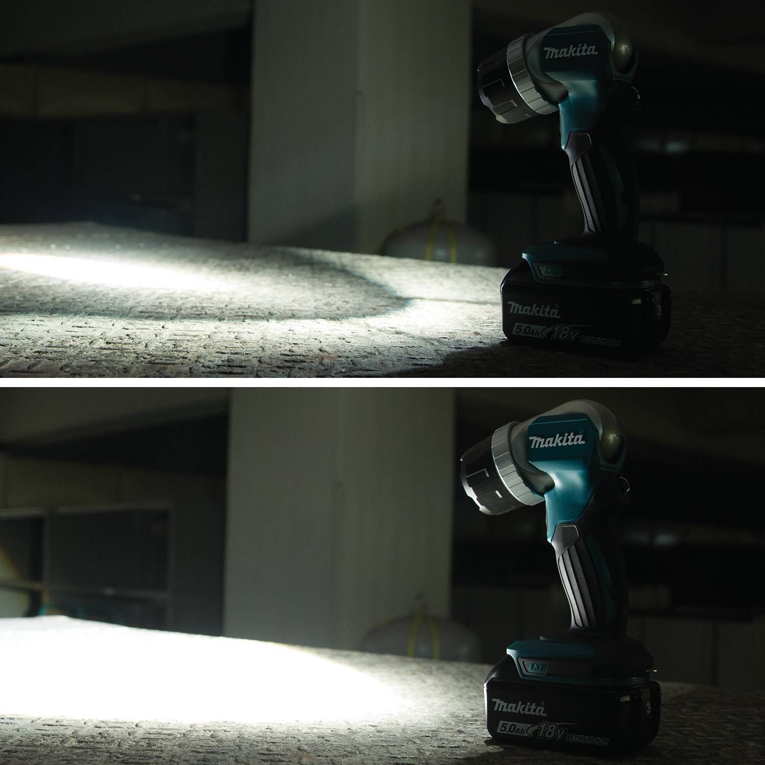 Makita DML808 18V LXT Lithium-Ion Cordless Adjustable Beam LED Flashlight, Flashlight Only