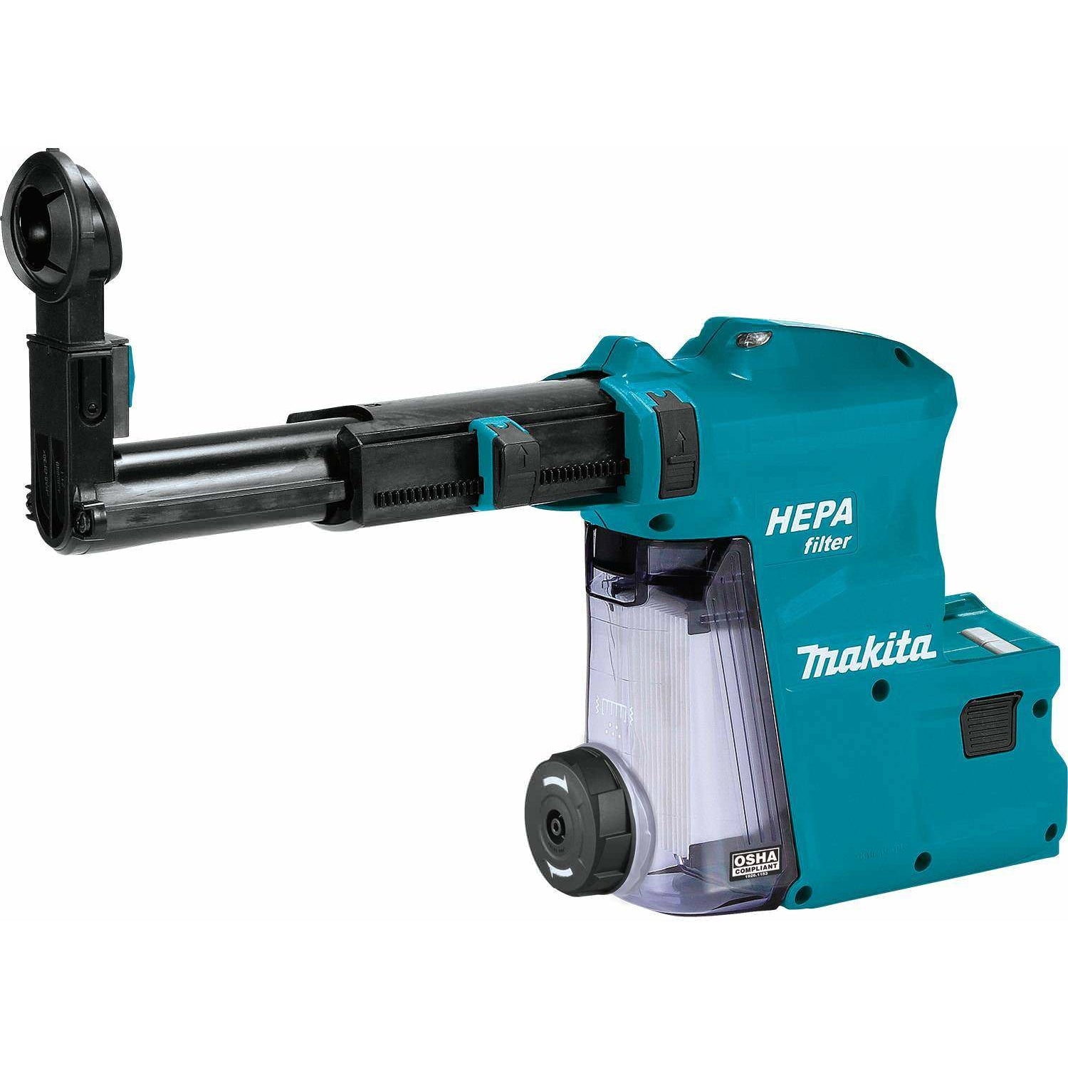 Makita DX09 Dust Extractor Attachment with HEPA Filter Cleaning Mechanism