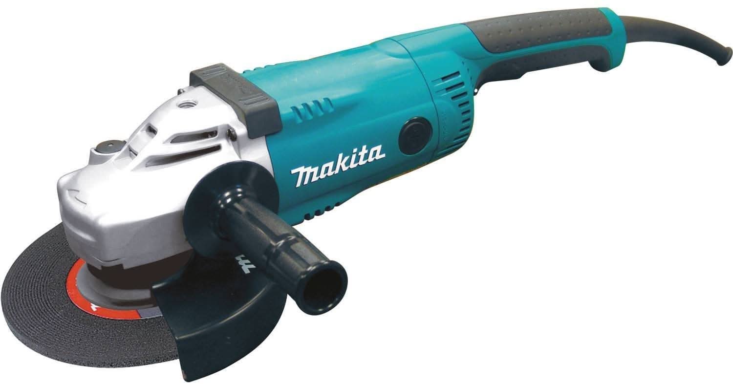 Makita 7" Angle Grinder with 4-1/2" X-LOCK Angle Grinder, with AC/DC Switch