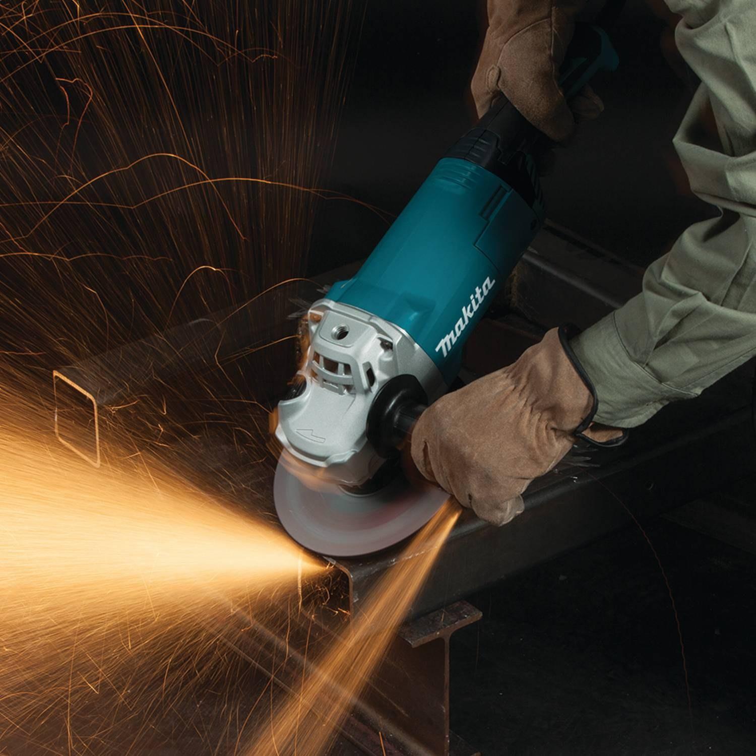 Makita GA7060 7" Angle Grinder, with Lock-On Switch