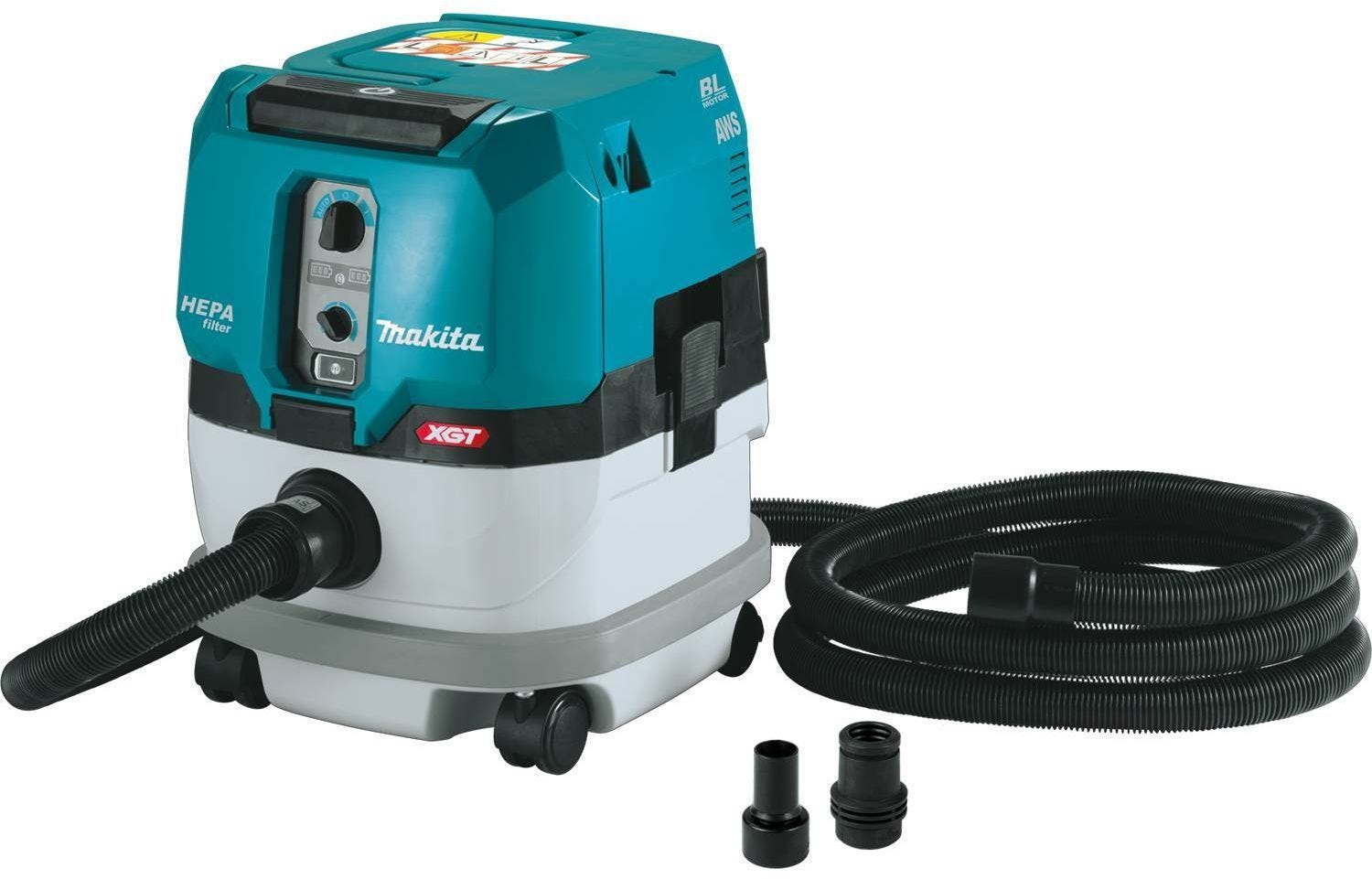 Makita GCV02ZX 40V max XGT Brushless Cordless 2.1 Gallon HEPA Filter Dry Dust Extractor, AWS Capable, Tool Only