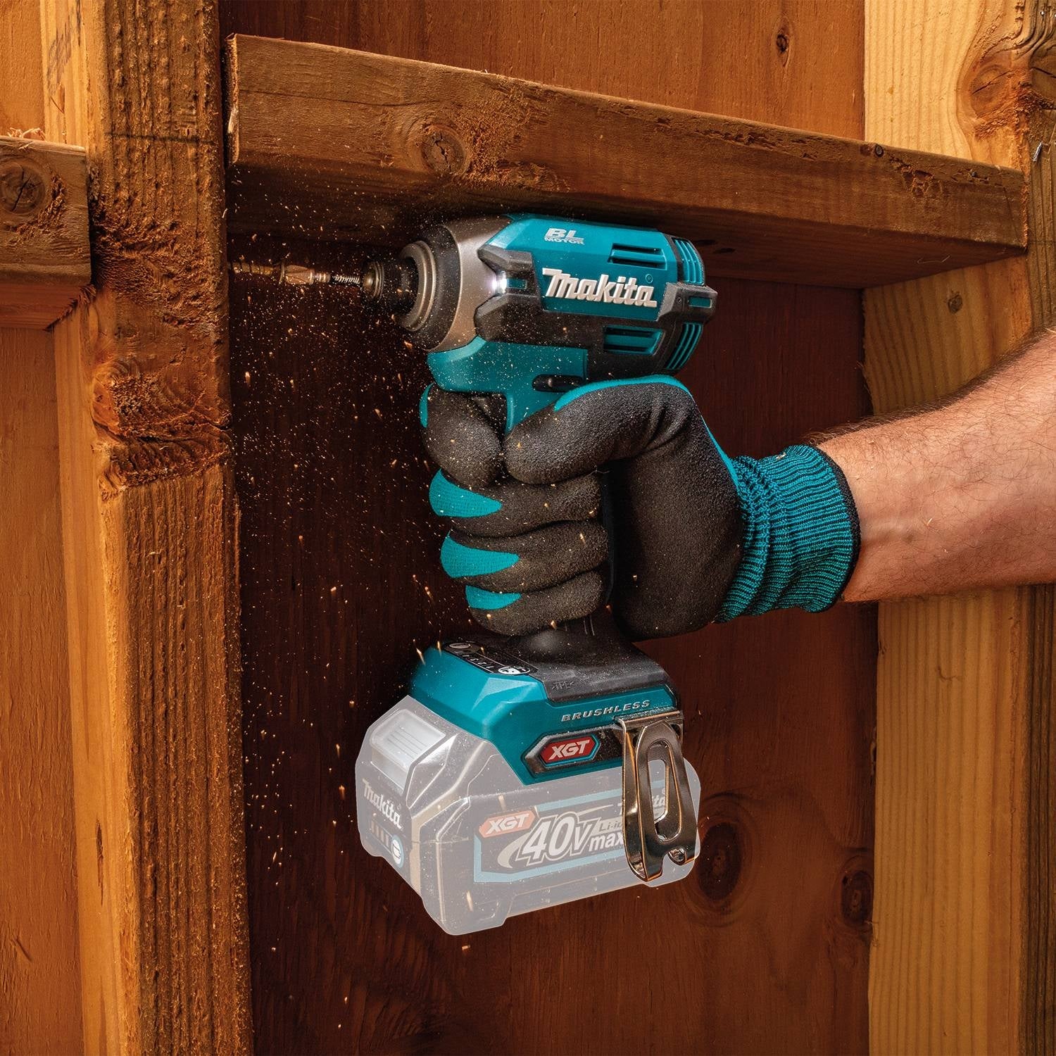 Makita GDT02Z 40V max XGT Brushless Cordless 4-Speed Impact Driver, Tool Only