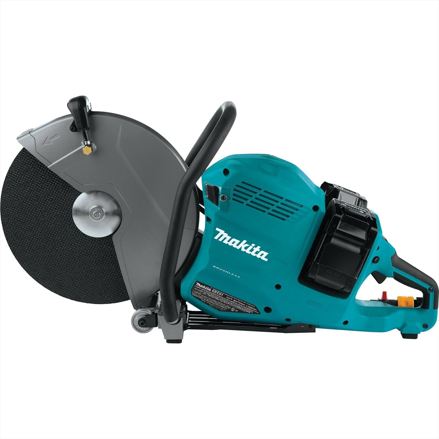 Makita GEC01PL 80V max (40V max X2) XGT Brushless 14" Power Cutter Kit, with AFT, Electric Brake (8.0Ah)
