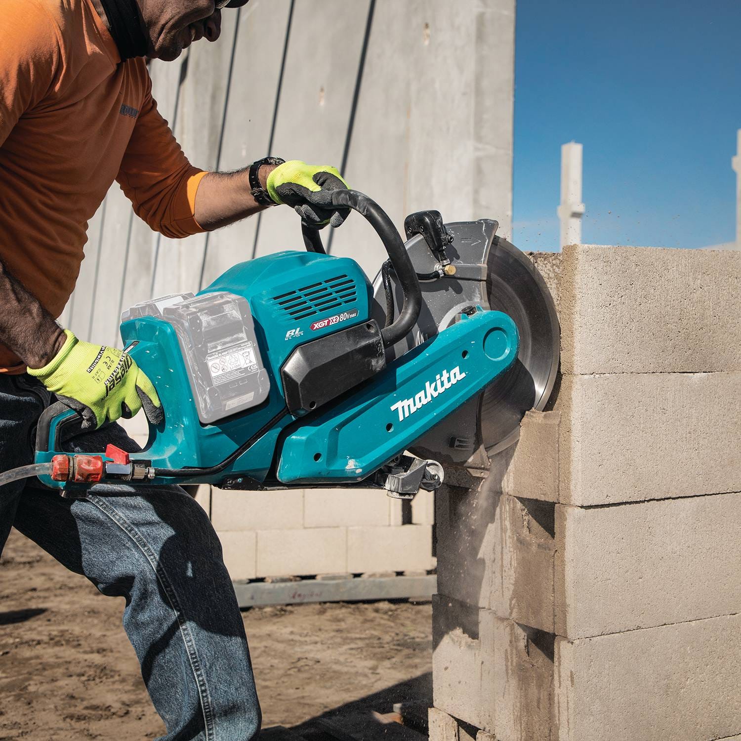 Makita GEC01Z 80V max (40V max X2) XGT Brushless 14" Power Cutter with AFT, Electric Brake, Tool Only