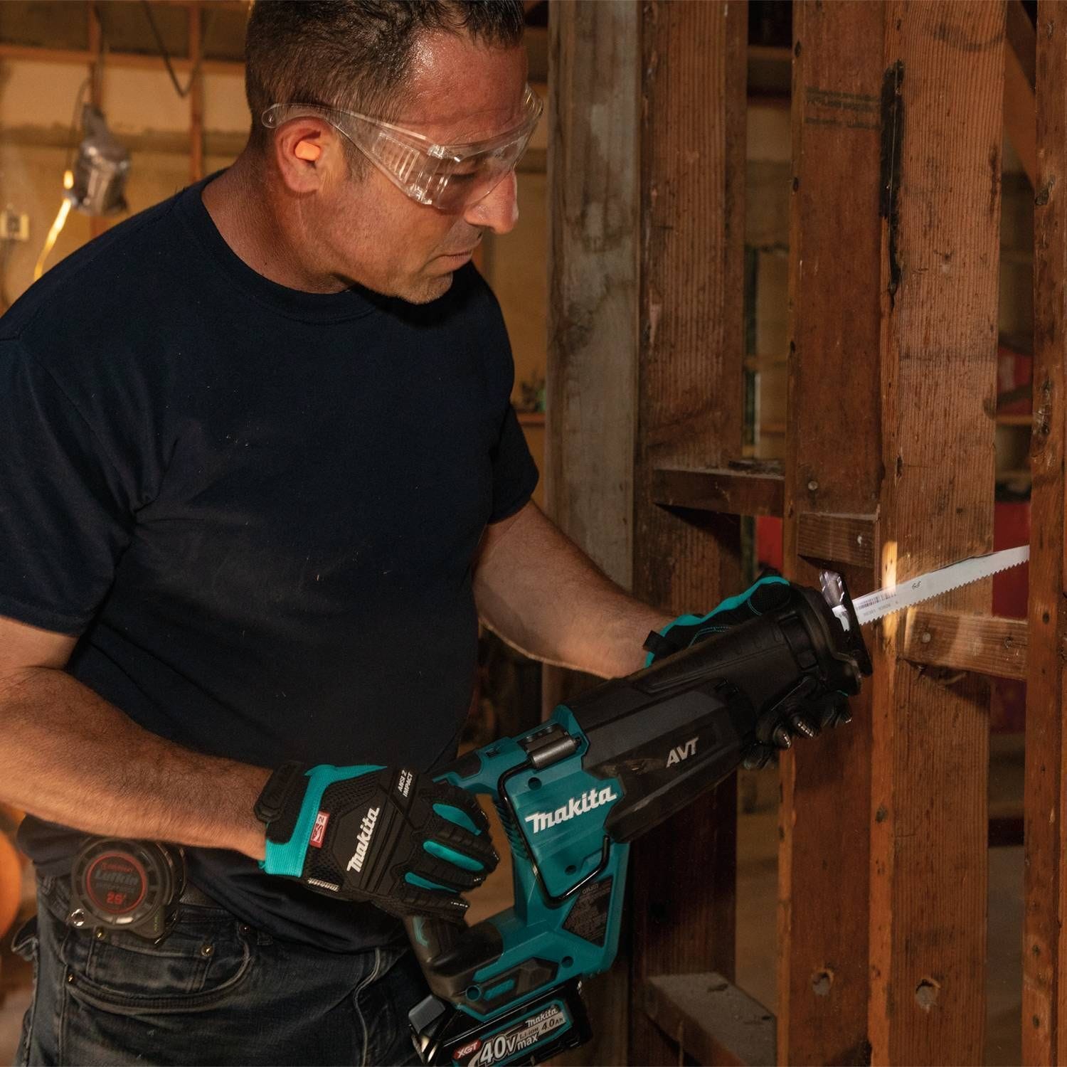 Makita GRJ02M1 40V max XGT Brushless Cordless AVT Orbital Recipro Saw Kit (4.0Ah)